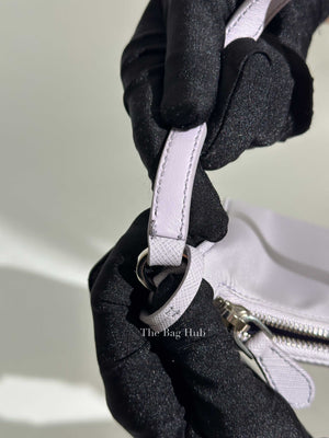 Prada Glicine Re-Nylon and Saffiano Re-Edition 2005 Shoulder Bag