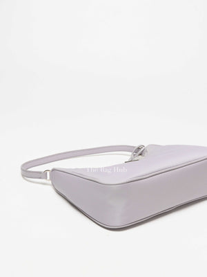 Prada Glicine Re-Nylon and Saffiano Re-Edition 2005 Shoulder Bag