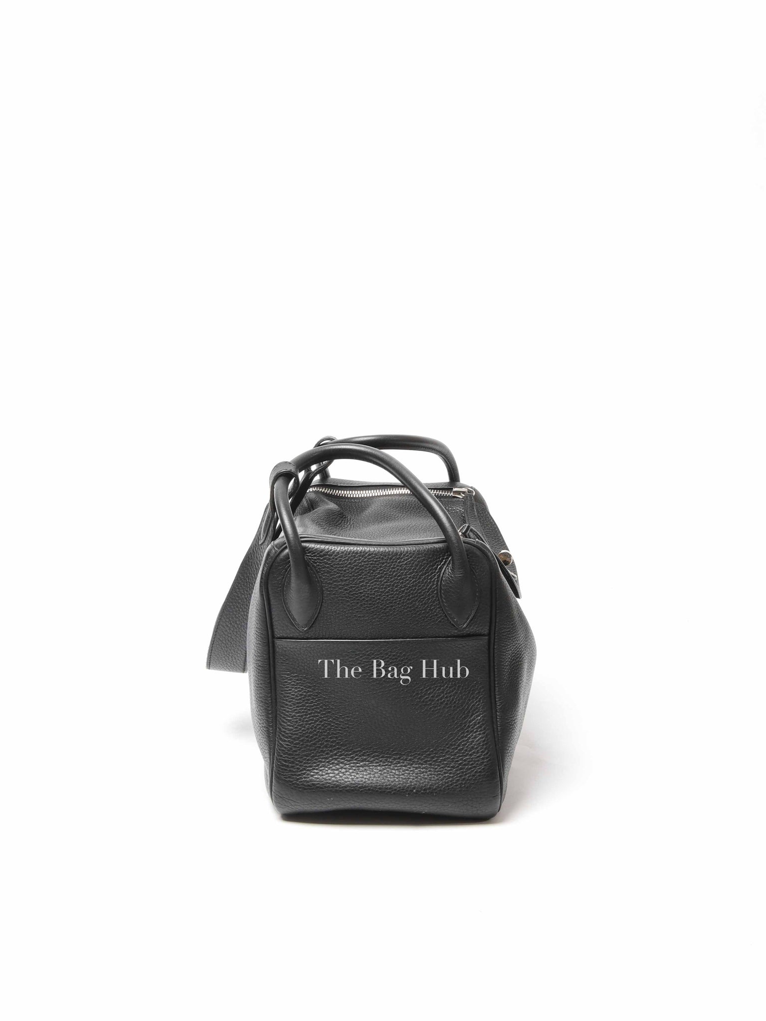 Hermes Noir Clemence Lindy 30 Bag PHW