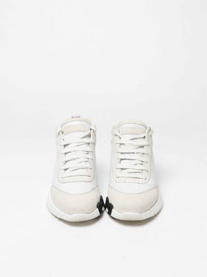 Hermes Blanc Leather Hip Hop Top High Sneakers Size 36