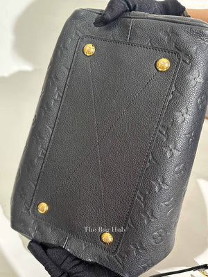Louis Vuitton Black Monogram Empreinte Leather Speedy Bandouliere 30 Bag