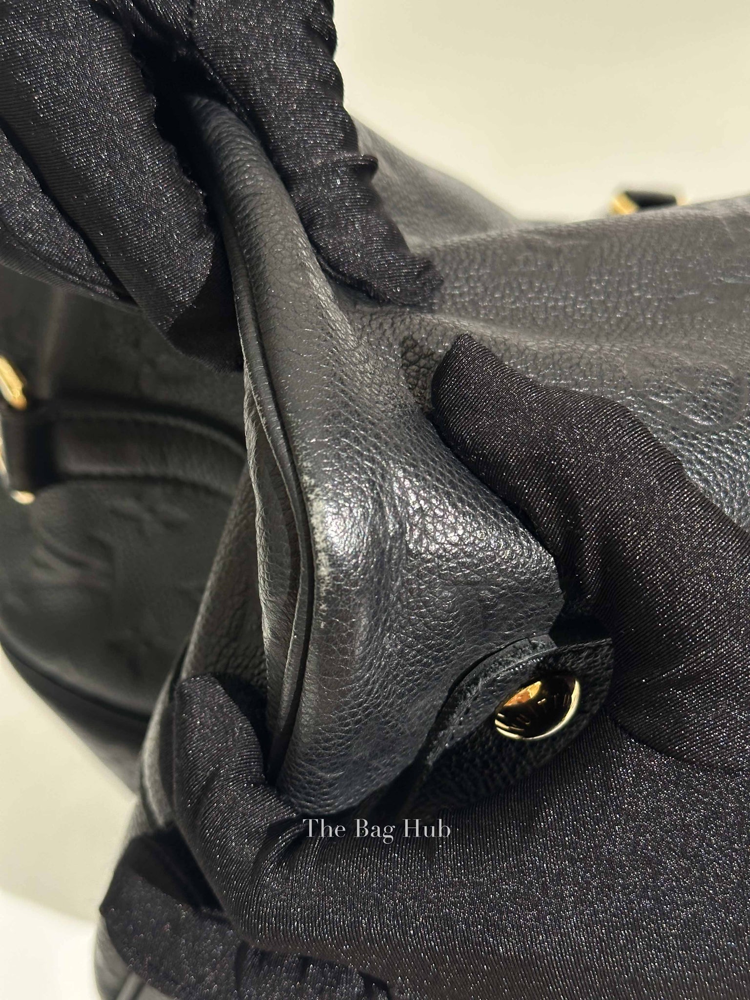 Louis Vuitton Black Monogram Empreinte Leather Speedy Bandouliere 30 Bag