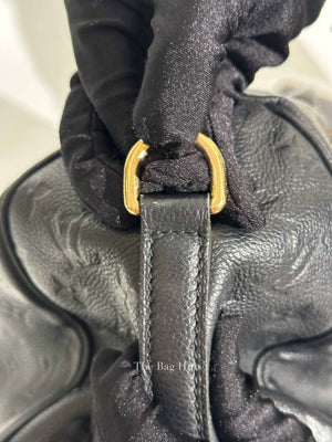 Louis Vuitton Black Monogram Empreinte Leather Speedy Bandouliere 30 Bag