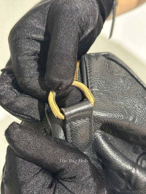 Louis Vuitton Black Monogram Empreinte Leather Speedy Bandouliere 30 Bag