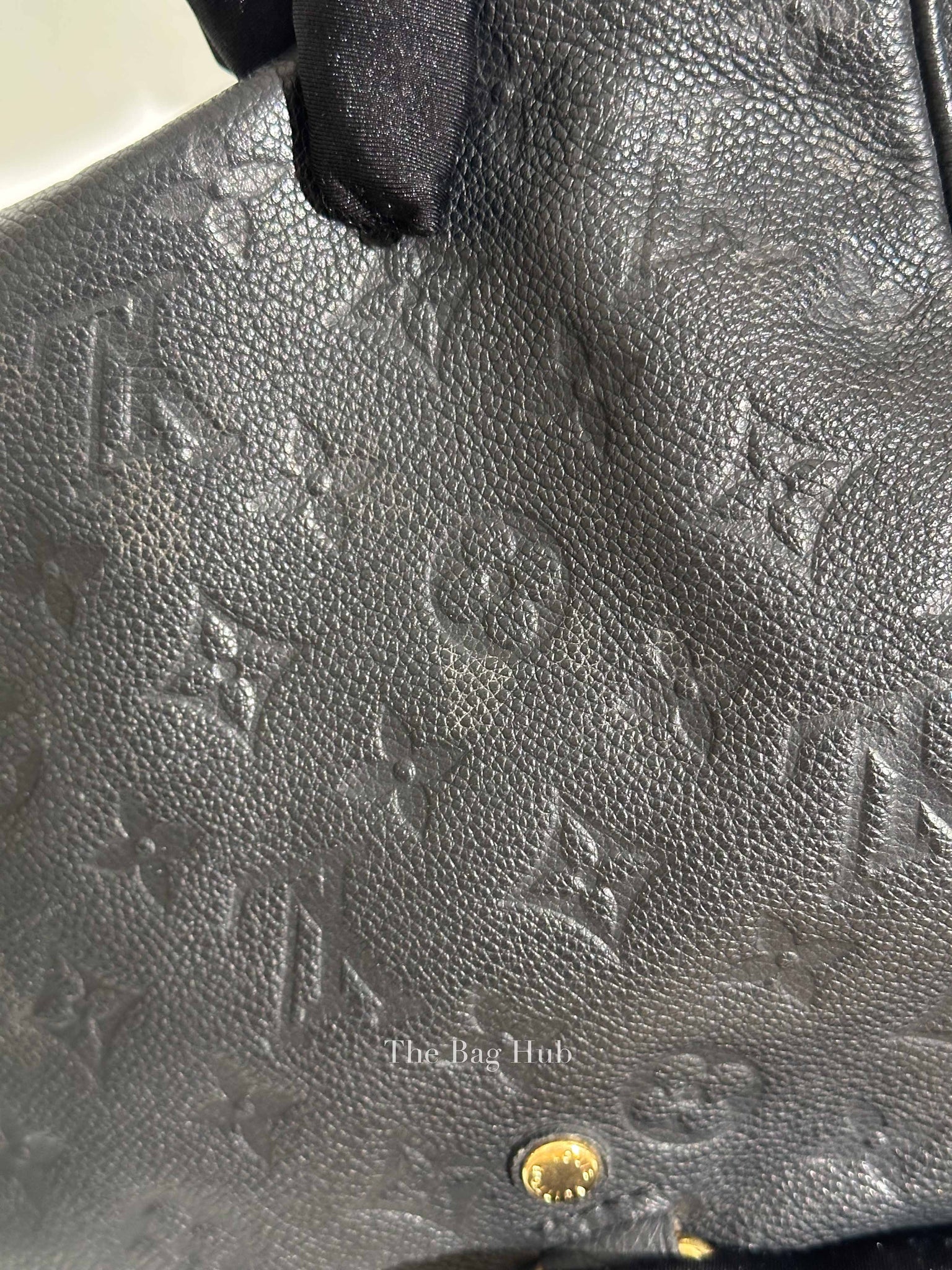Louis Vuitton Black Monogram Empreinte Leather Speedy Bandouliere 30 Bag