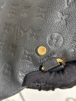 Louis Vuitton Black Monogram Empreinte Leather Speedy Bandouliere 30 Bag