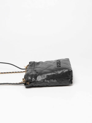 Chanel Black Caviar Leather C22 Mini Handbag