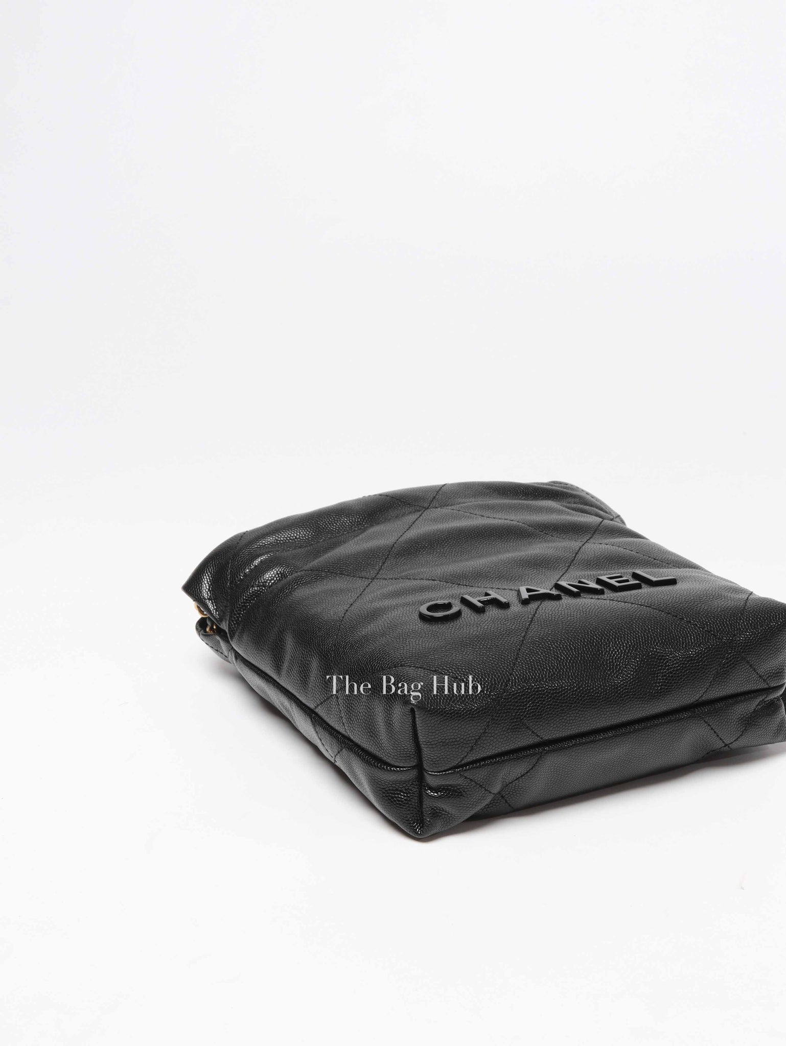 Chanel Black Caviar Leather C22 Mini Handbag