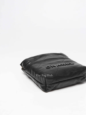 Chanel Black Caviar Leather C22 Mini Handbag