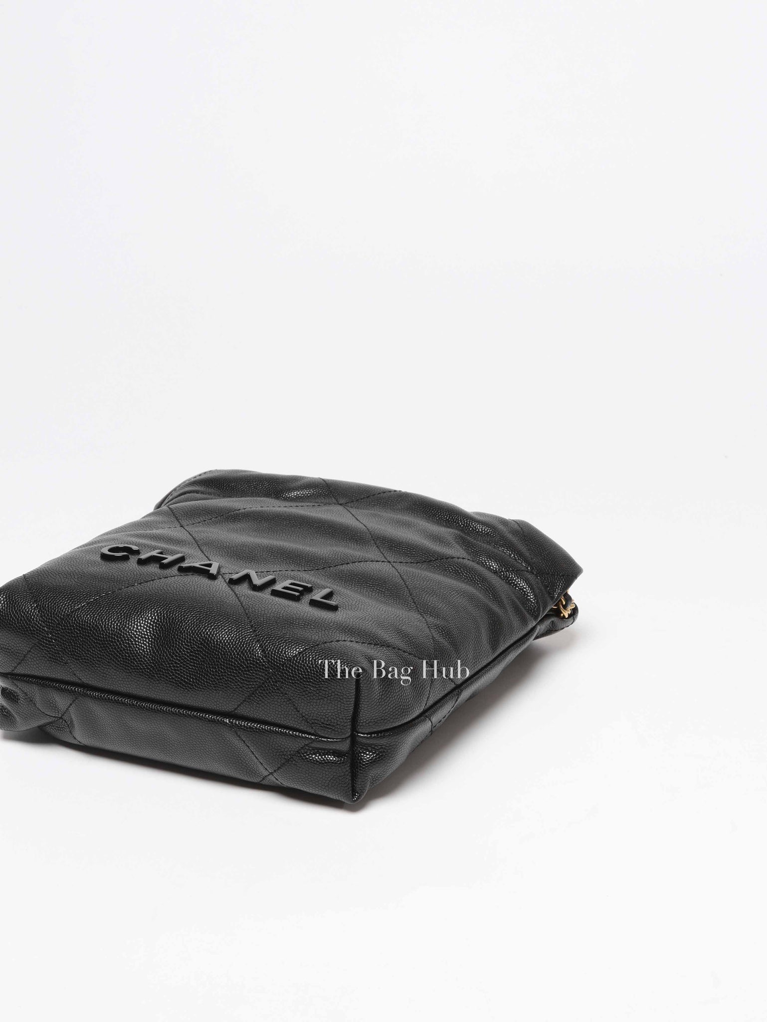 Chanel Black Caviar Leather C22 Mini Handbag
