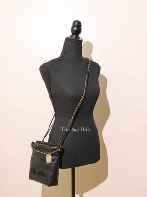 Chanel Black Caviar Leather C22 Mini Handbag