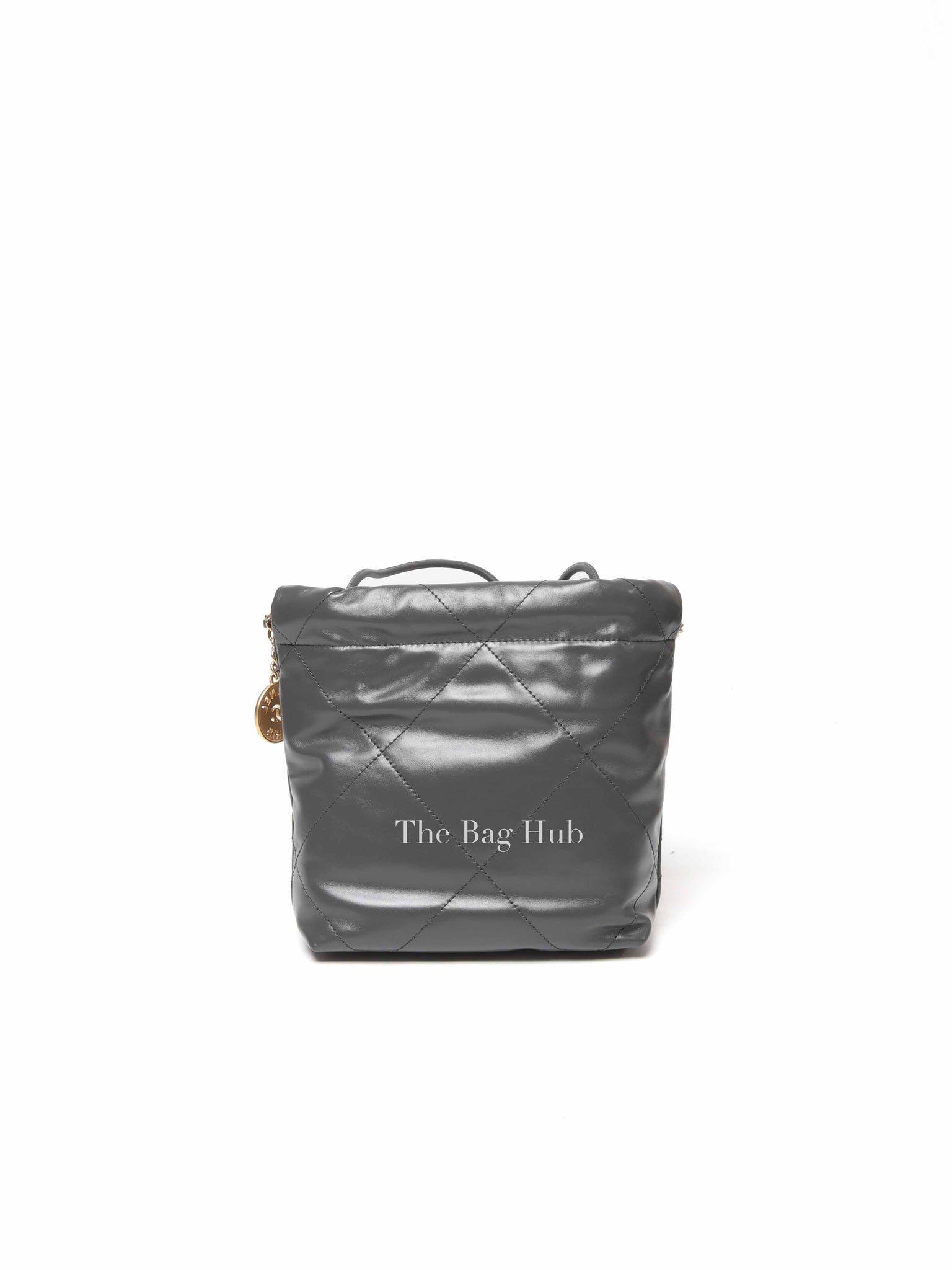 Chanel Grey Leather C22 Mini Handbag