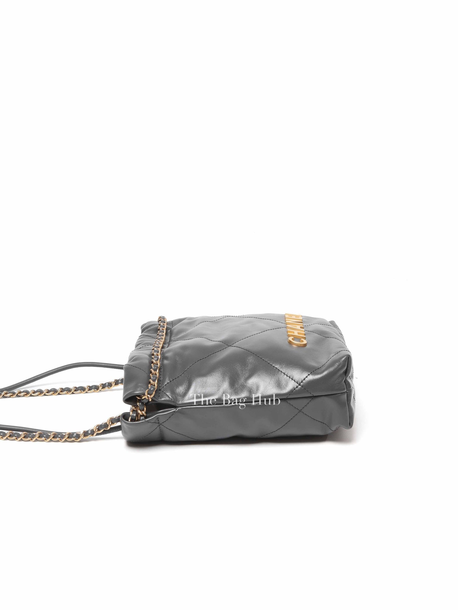 Chanel Grey Leather C22 Mini Handbag