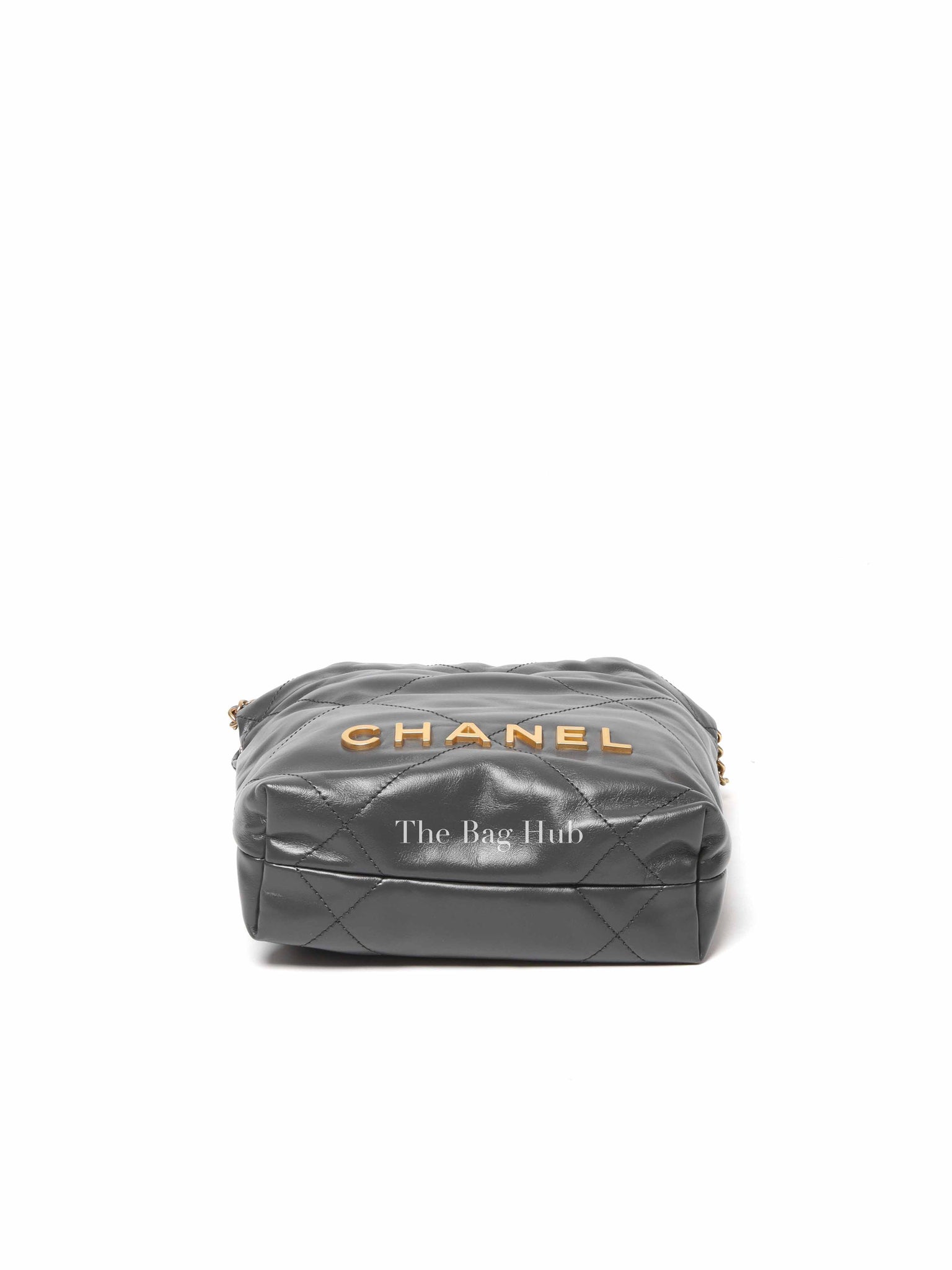 Chanel Grey Leather C22 Mini Handbag