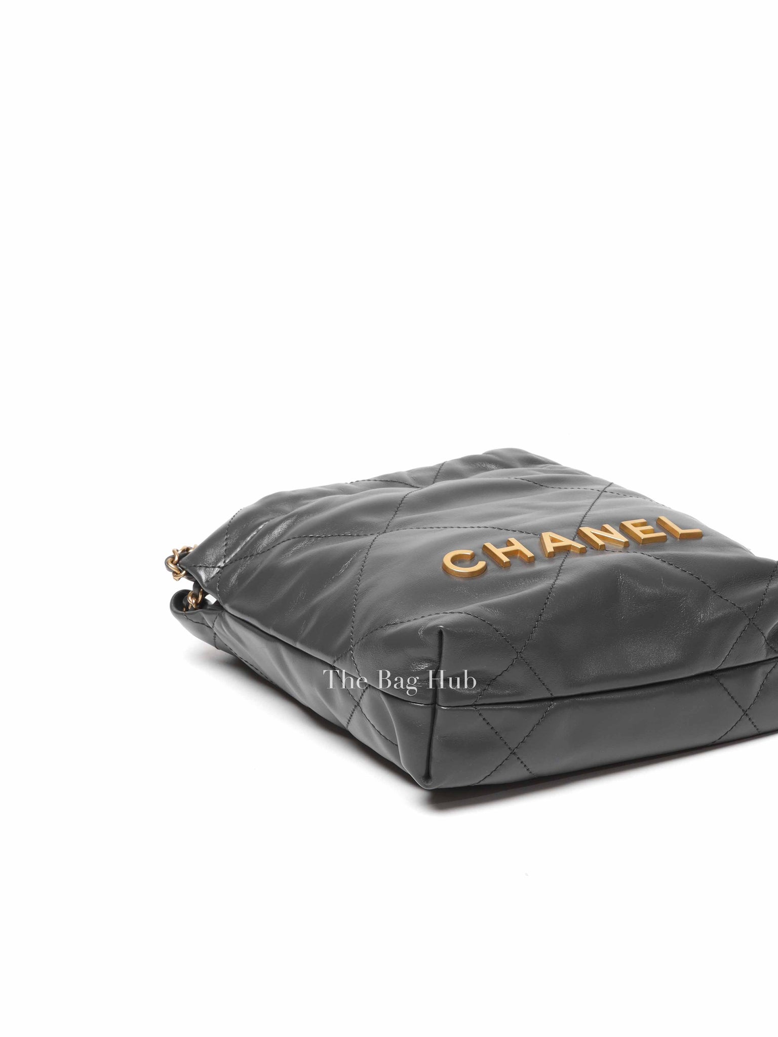 Chanel Grey Leather C22 Mini Handbag