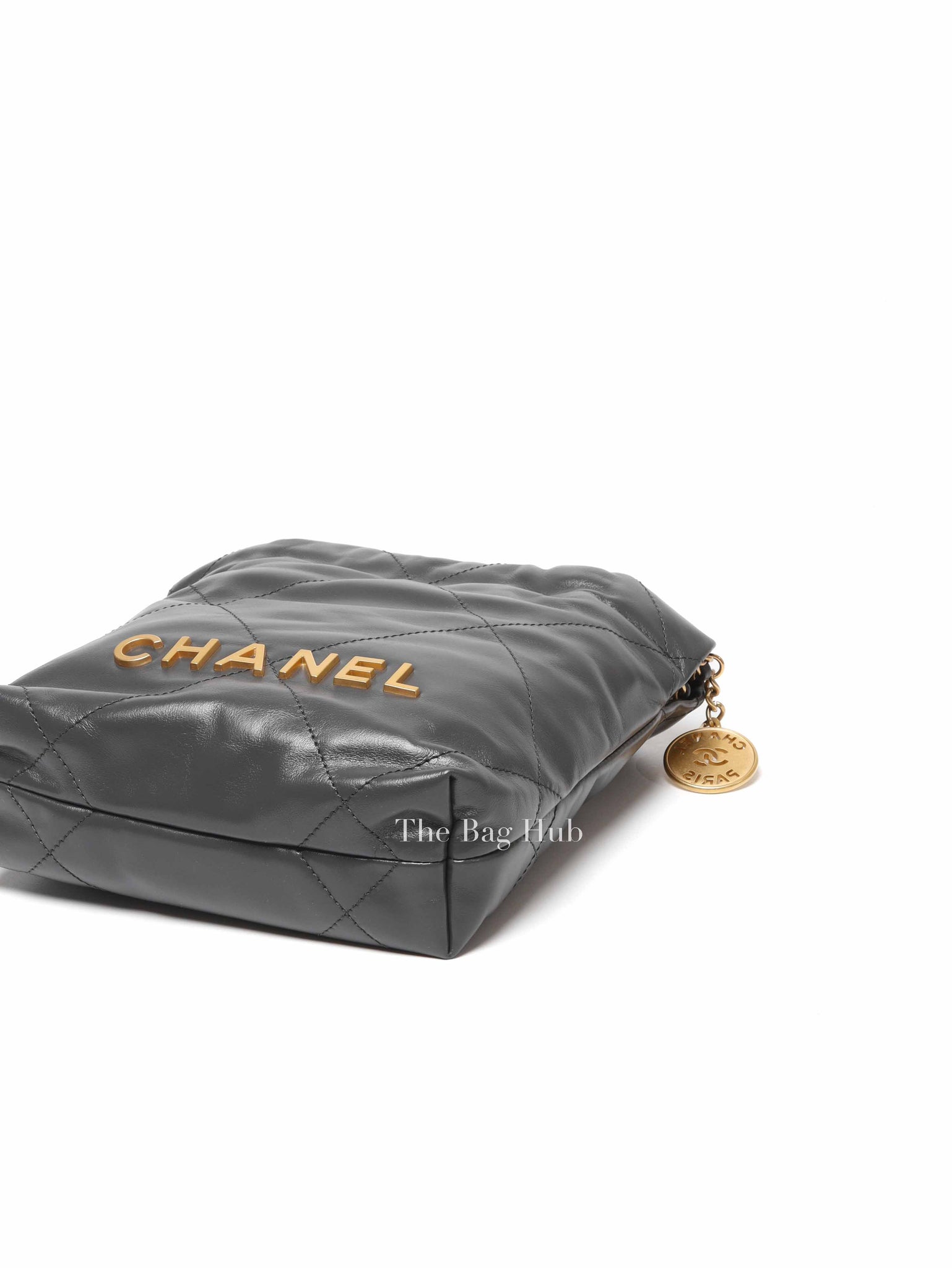 Chanel Grey Leather C22 Mini Handbag