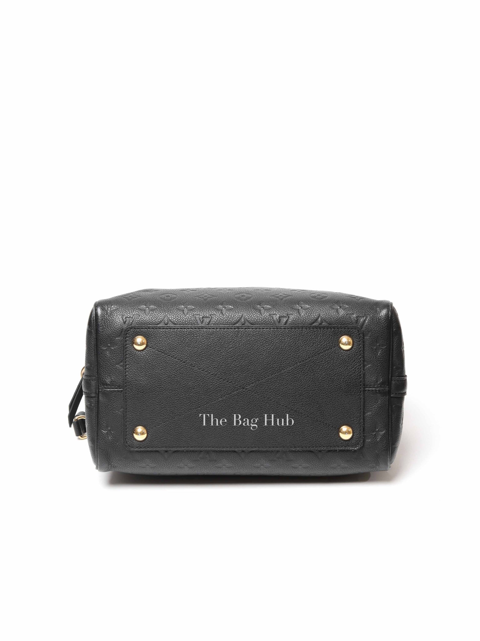 Louis Vuitton Black Monogram Empreinte Leather Speedy Bandouliere 30 Bag