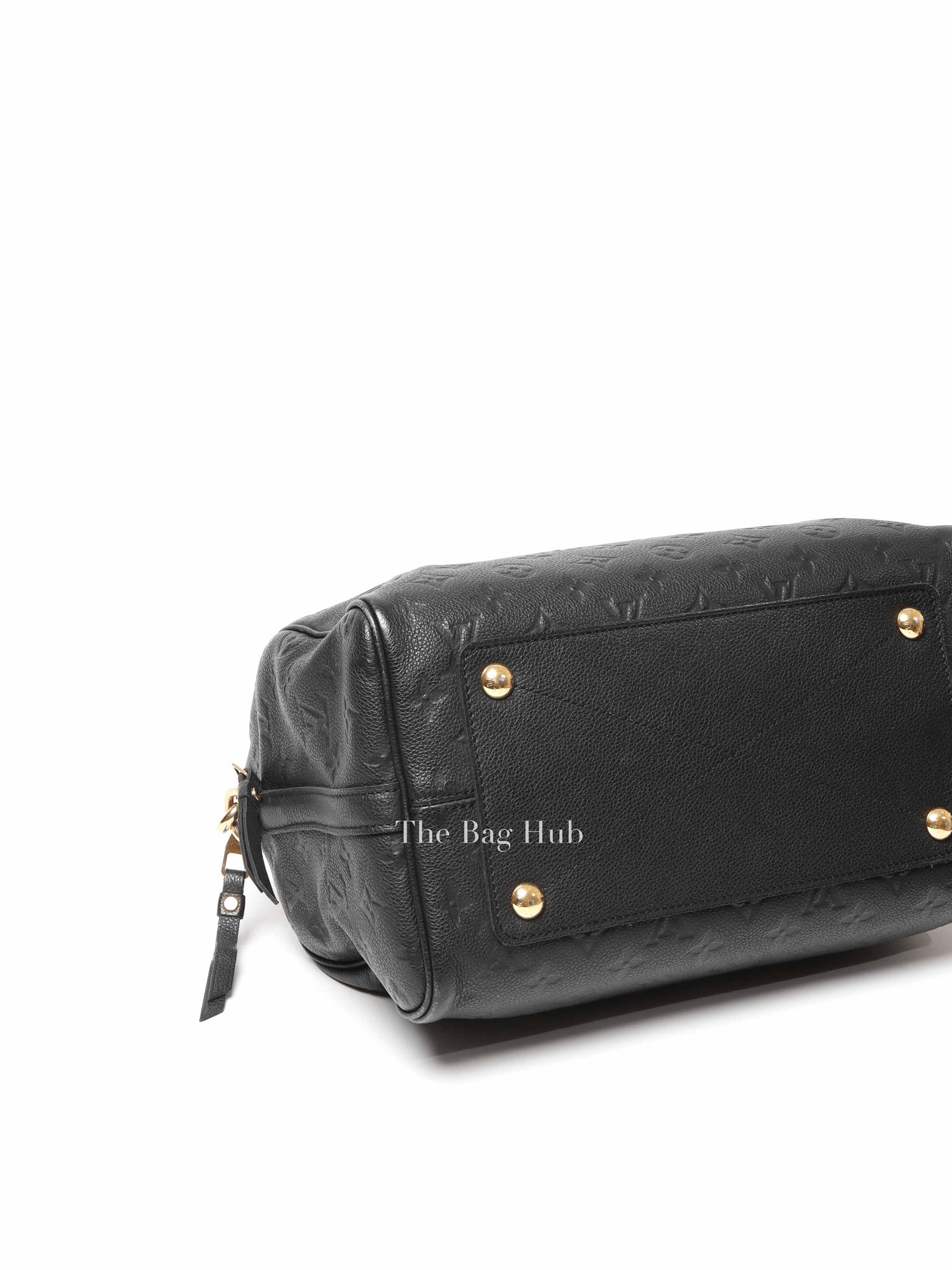 Louis Vuitton Black Monogram Empreinte Leather Speedy Bandouliere 30 Bag