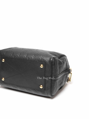 Louis Vuitton Black Monogram Empreinte Leather Speedy Bandouliere 30 Bag