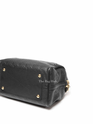 Louis Vuitton Black Monogram Empreinte Leather Speedy Bandouliere 30 Bag