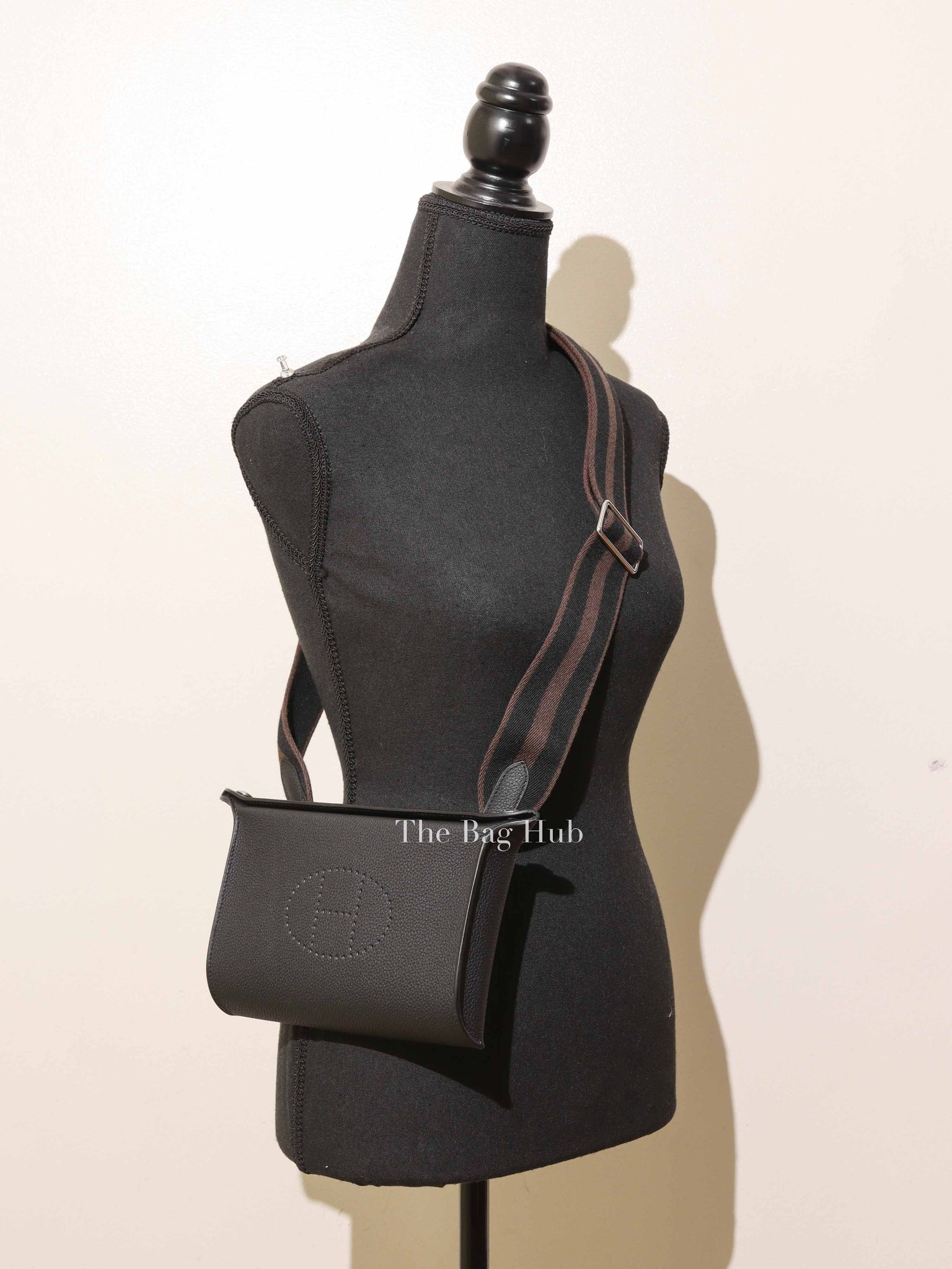 Hermes Noir Togo Videpoches Bag PHW