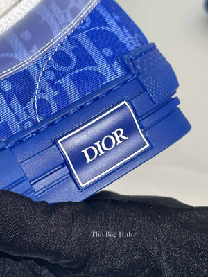 Dior Blue Oblique Transparency B23 Low Top Men's Sneakers Size 41