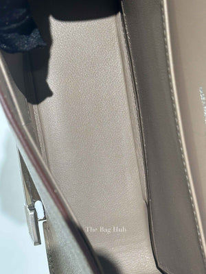 Hermes Etoupe Chevre Mysore Geta Shoulder Bag