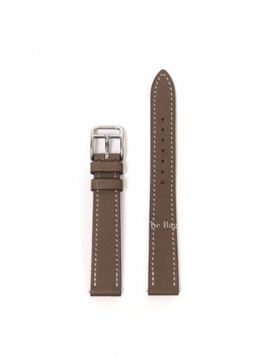 Hermes Stainless Steel Black Croc Leather Wrist Small Watch Size 31MM