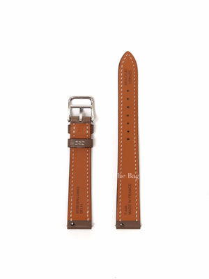 Hermes Stainless Steel Black Croc Leather Wrist Small Watch Size 31MM