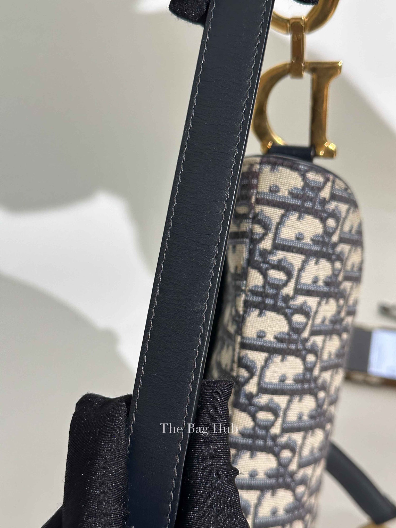 Dior Blue Oblique Saddle Bag