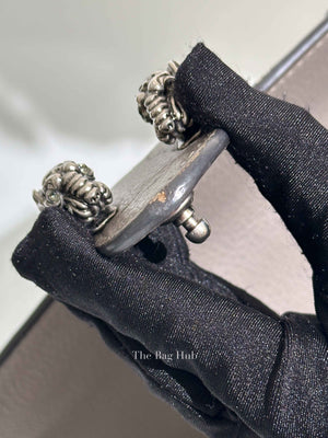 Gucci Dusty Grey Pebbled Calfskin Small Dionysus Shoulder Bag
