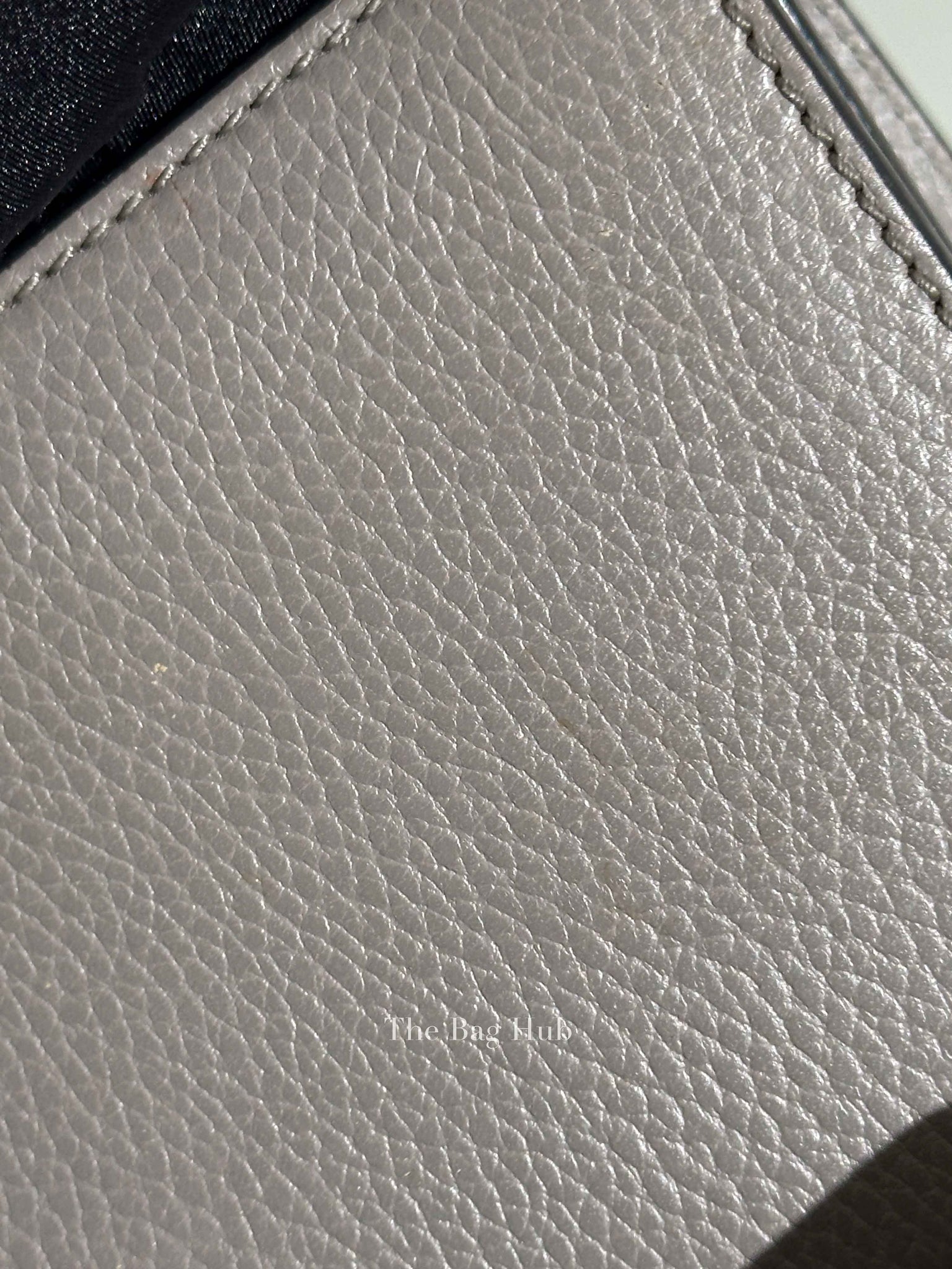 Gucci Dusty Grey Pebbled Calfskin Small Dionysus Shoulder Bag
