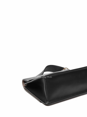 Fendi Black Leather Mini Kan I F Logo Shoulder Bag