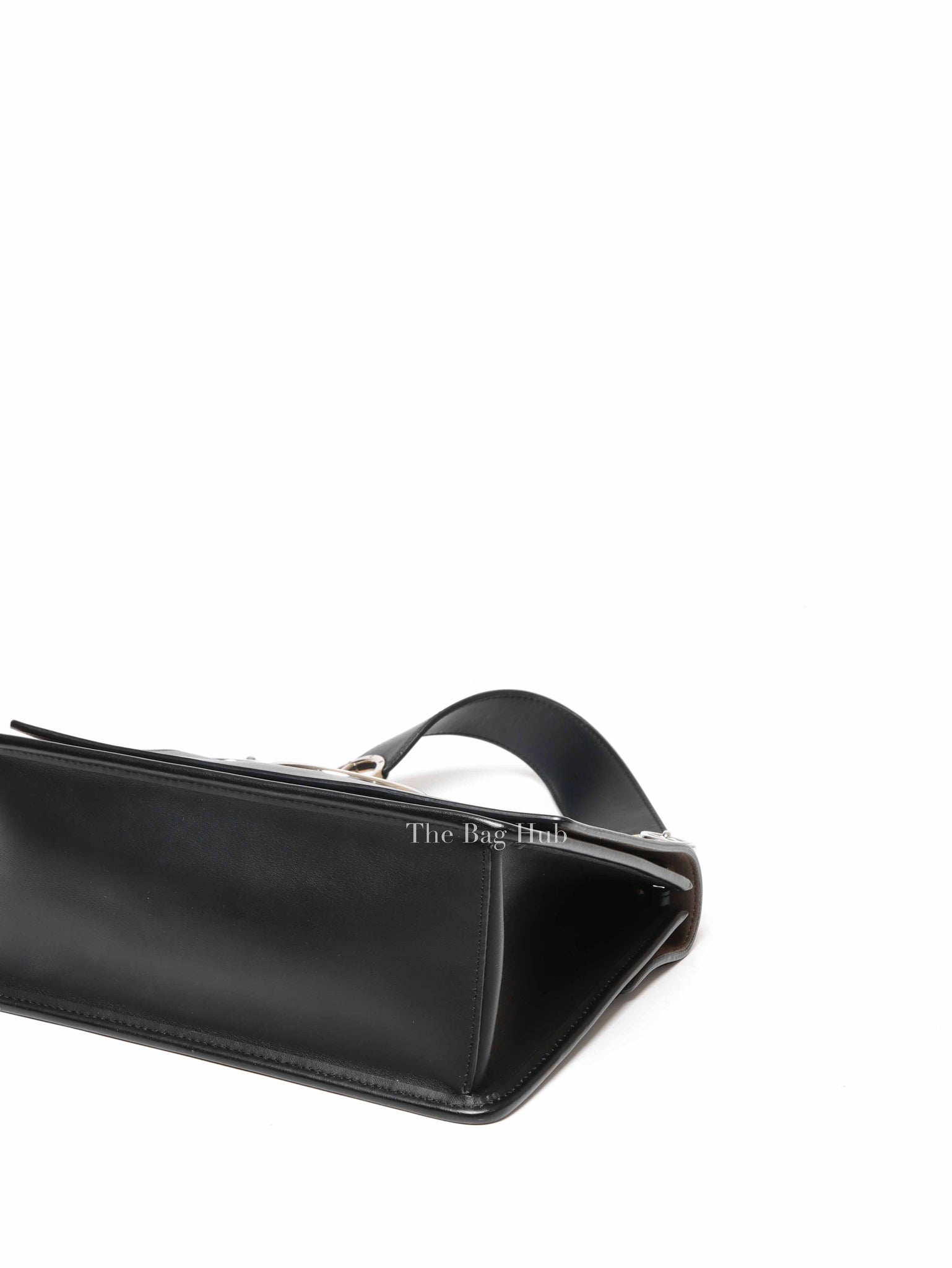 Fendi Black Leather Mini Kan I F Logo Shoulder Bag