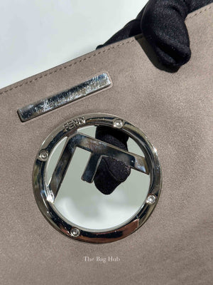Fendi Black Leather Mini Kan I F Logo Shoulder Bag