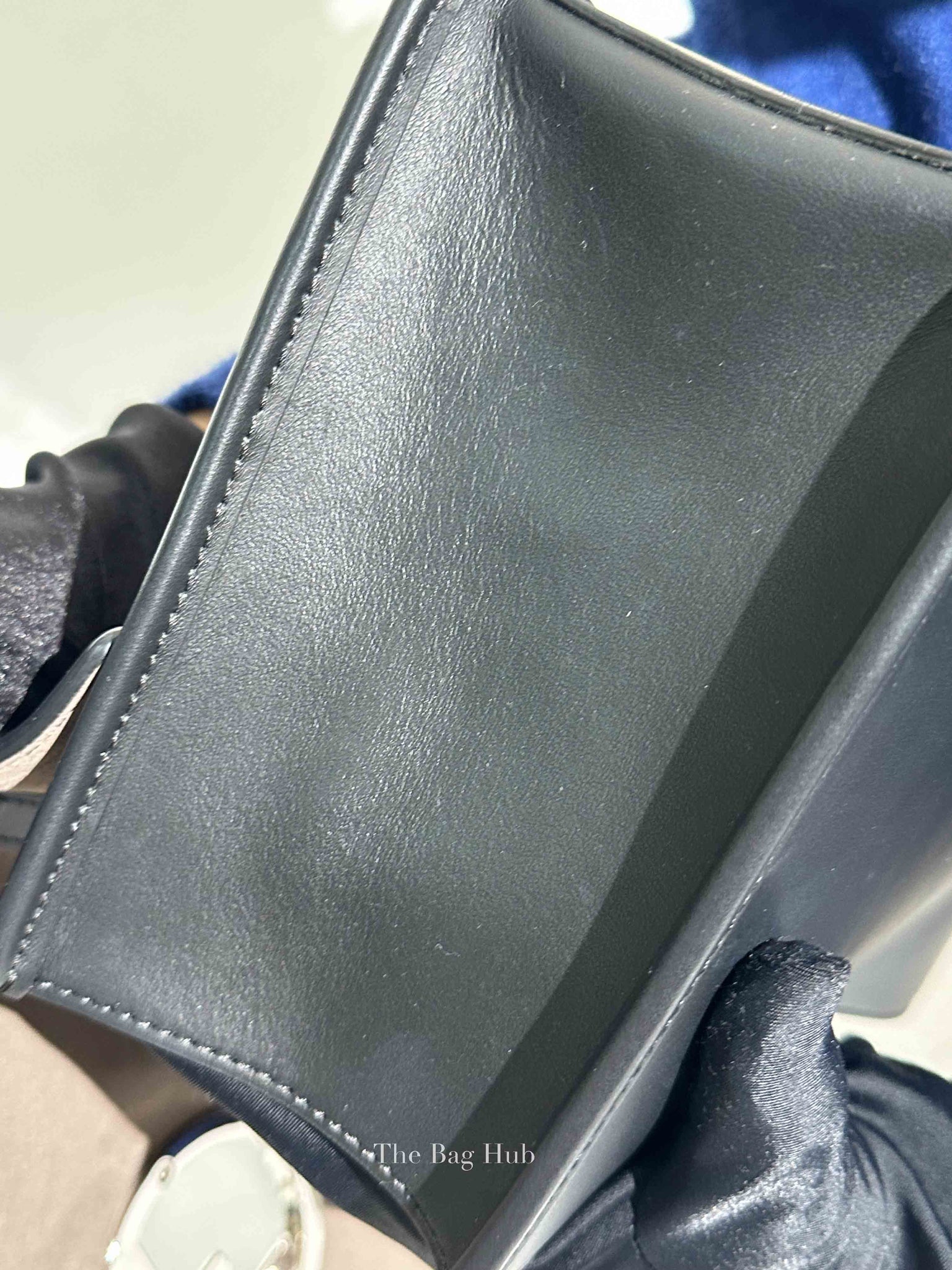 Fendi Black Leather Mini Kan I F Logo Shoulder Bag