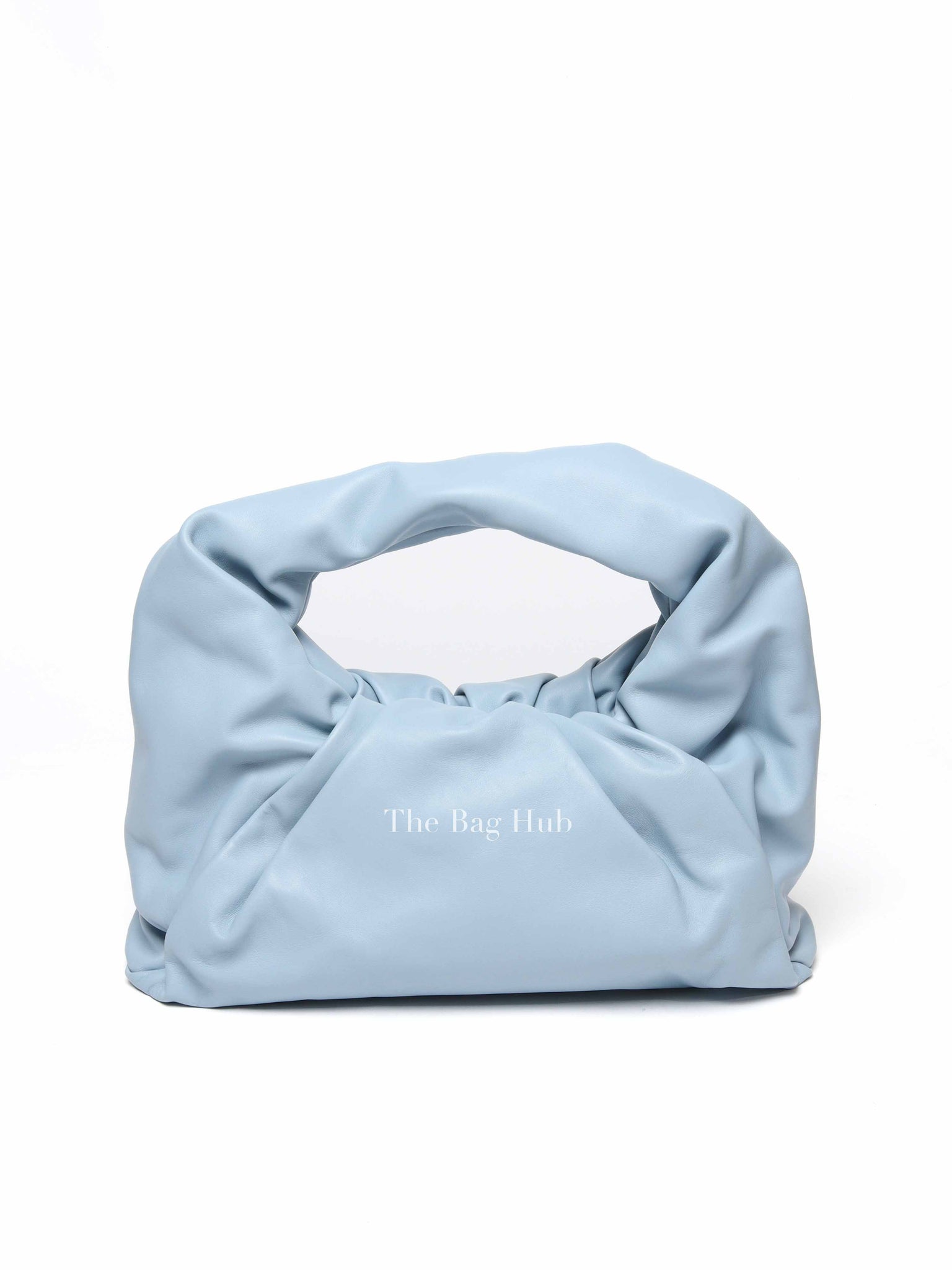 Bottega Veneta Powder Blue Leather The Shoulder Pouch Bag