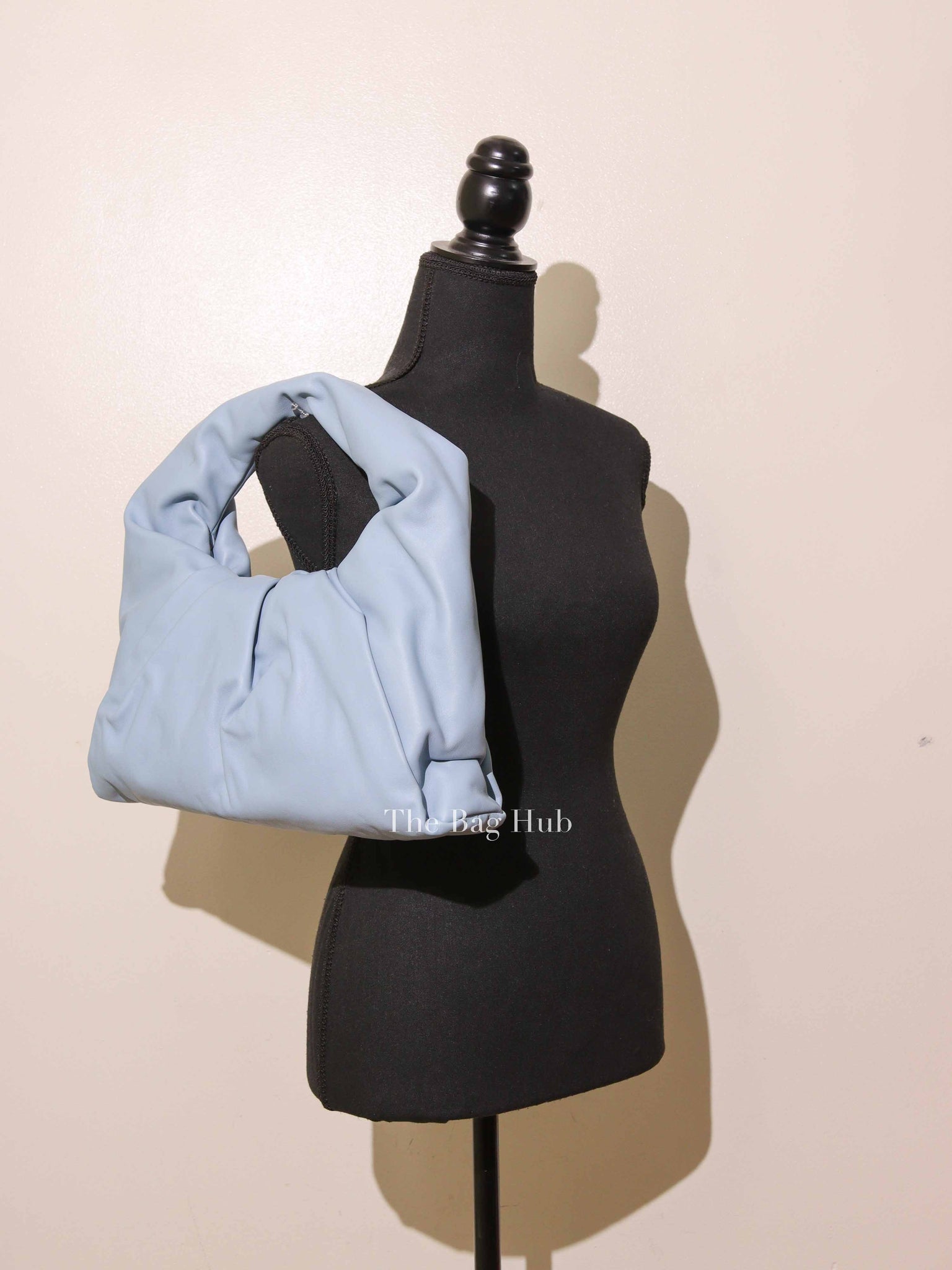 Bottega Veneta Powder Blue Leather The Shoulder Pouch Bag