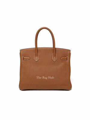 Hermes Gold Togo Birkin 30 Handbag