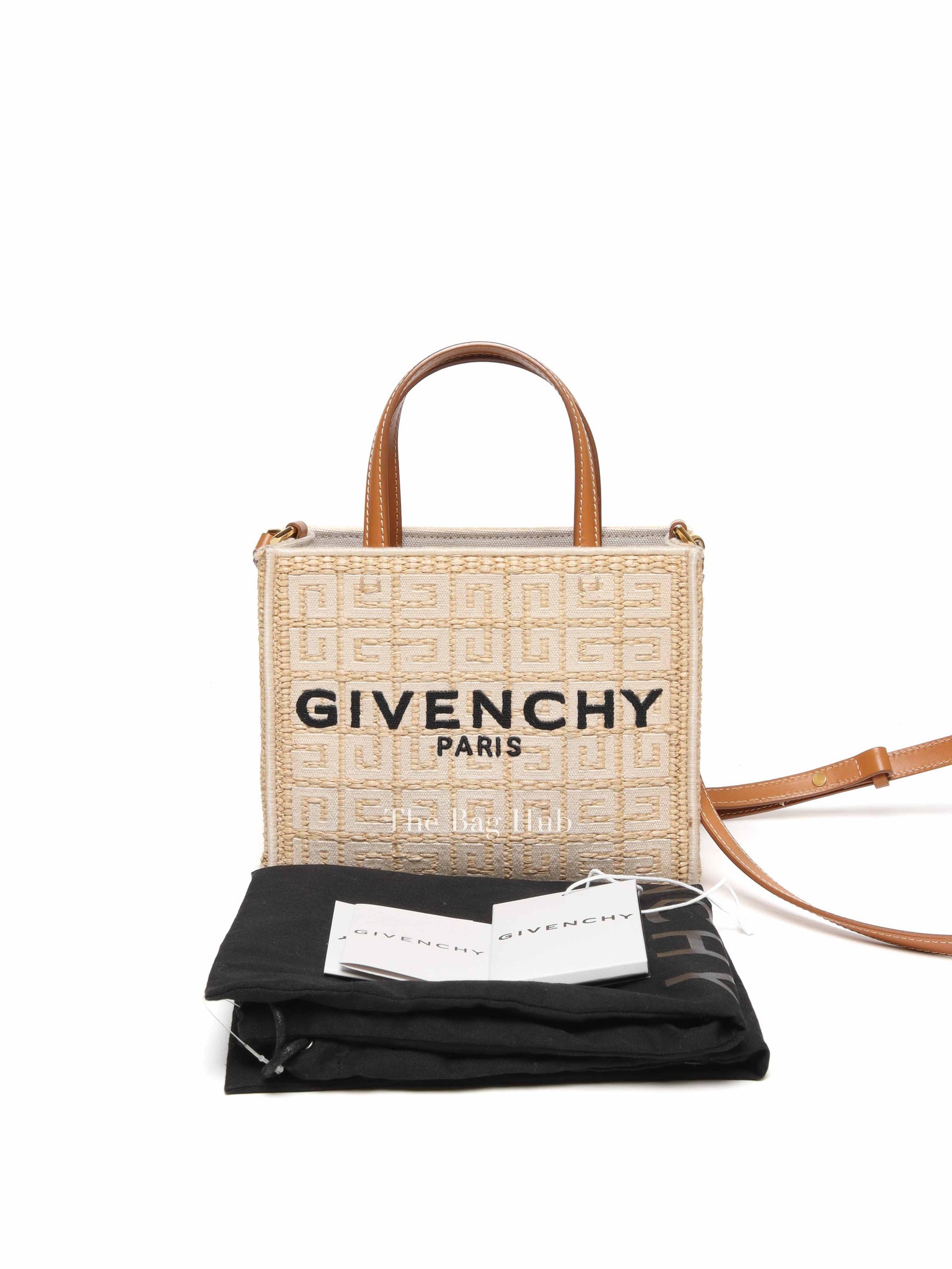 Givenchy Natural Raffia G-Tote In 4gG Jute Mini Tote Bag
