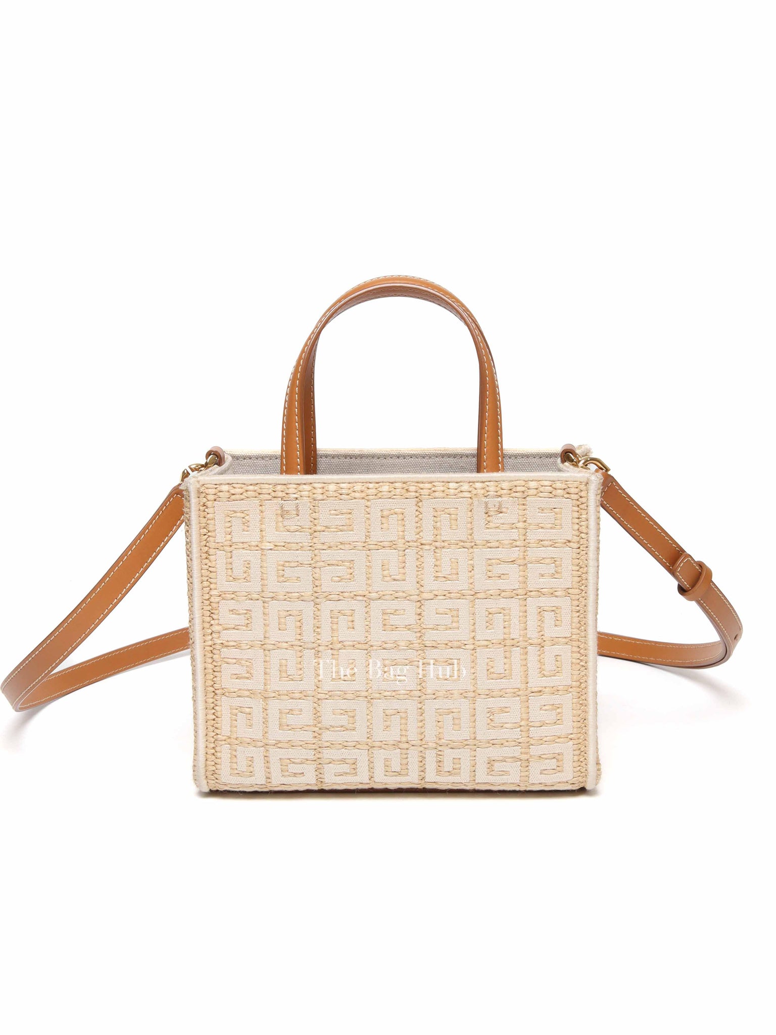 Givenchy Natural Raffia G-Tote In 4gG Jute Mini Tote Bag