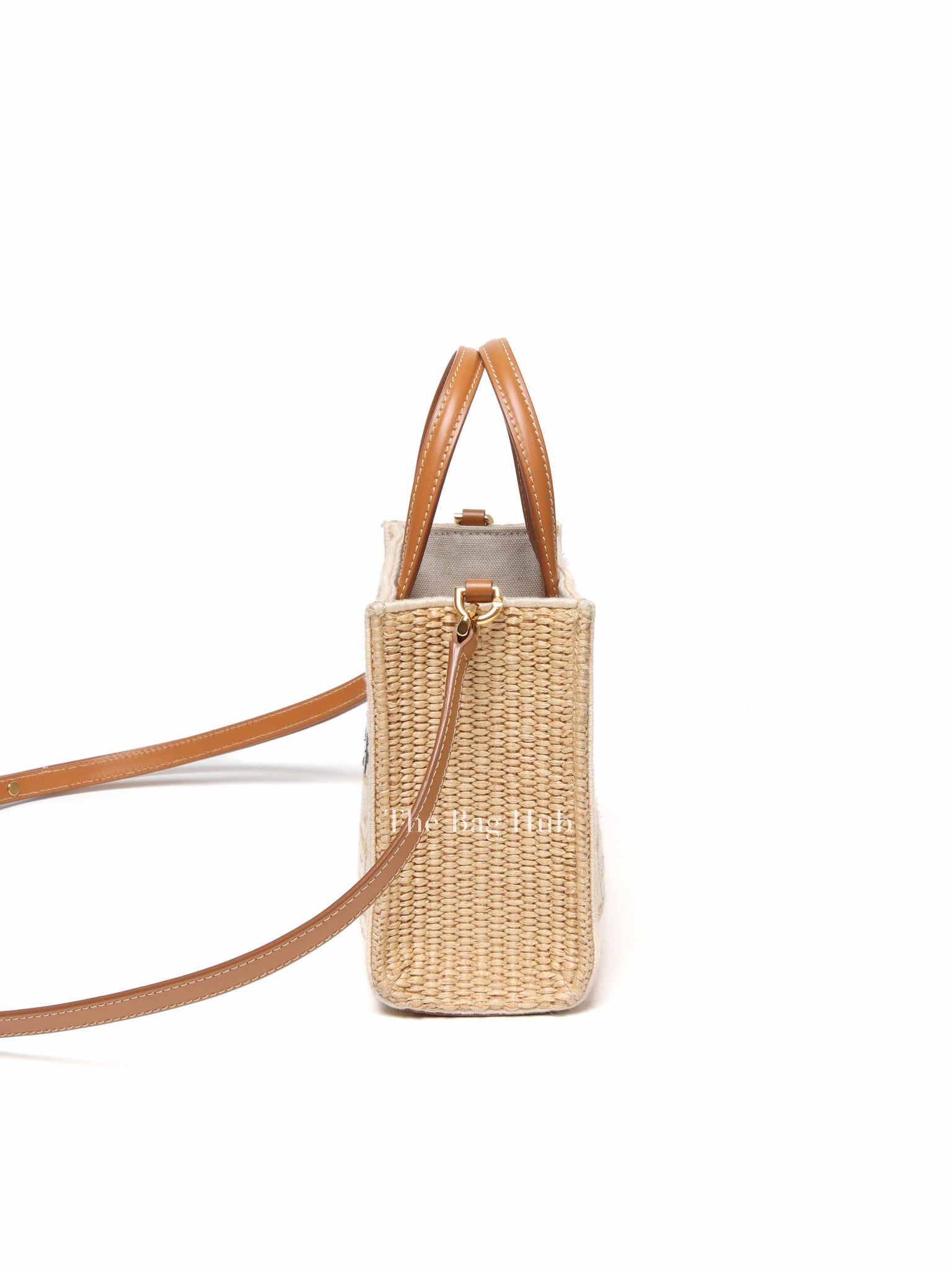 Givenchy Natural Raffia G-Tote In 4gG Jute Mini Tote Bag