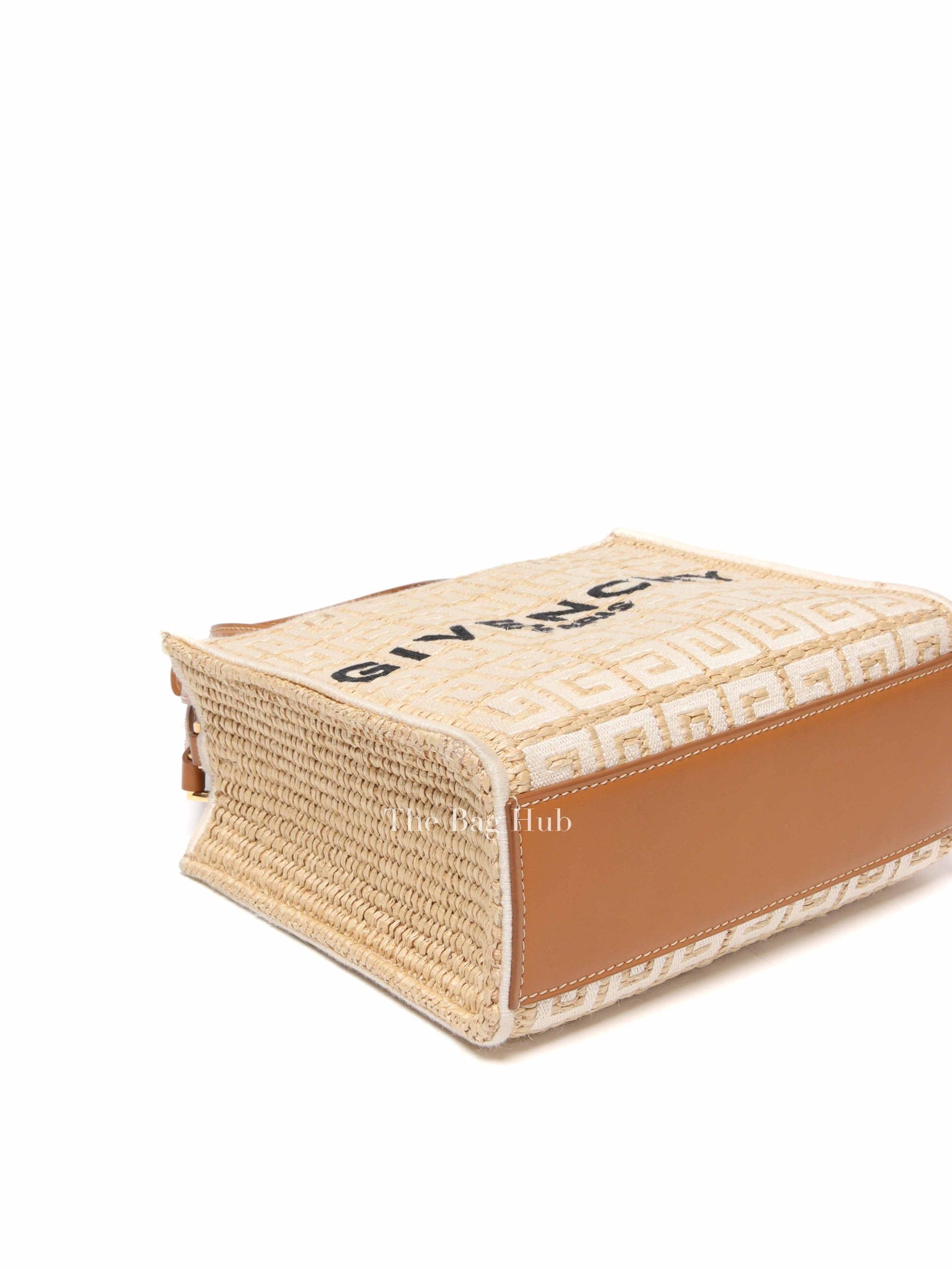 Givenchy Natural Raffia G-Tote In 4gG Jute Mini Tote Bag