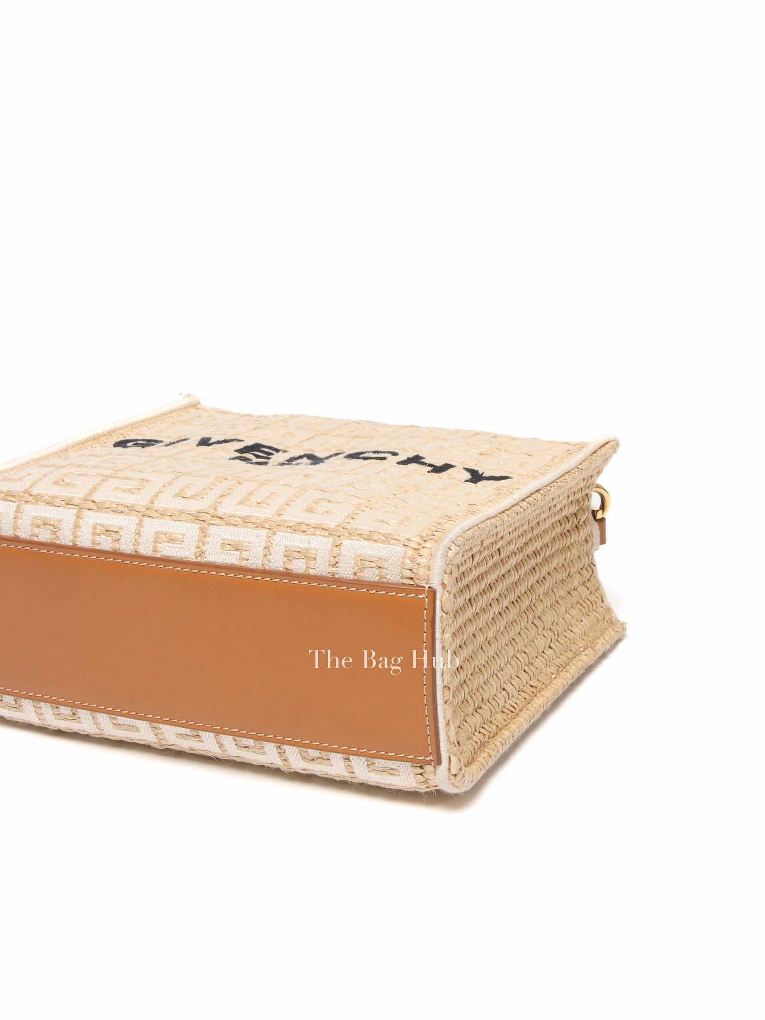 Givenchy Natural Raffia G-Tote In 4gG Jute Mini Tote Bag