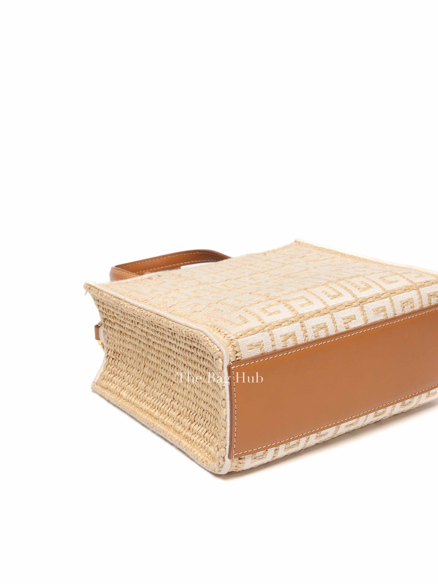 Givenchy Natural Raffia G-Tote In 4gG Jute Mini Tote Bag