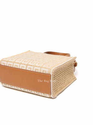 Givenchy Natural Raffia G-Tote In 4gG Jute Mini Tote Bag