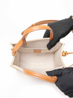 Givenchy Natural Raffia G-Tote In 4gG Jute Mini Tote Bag