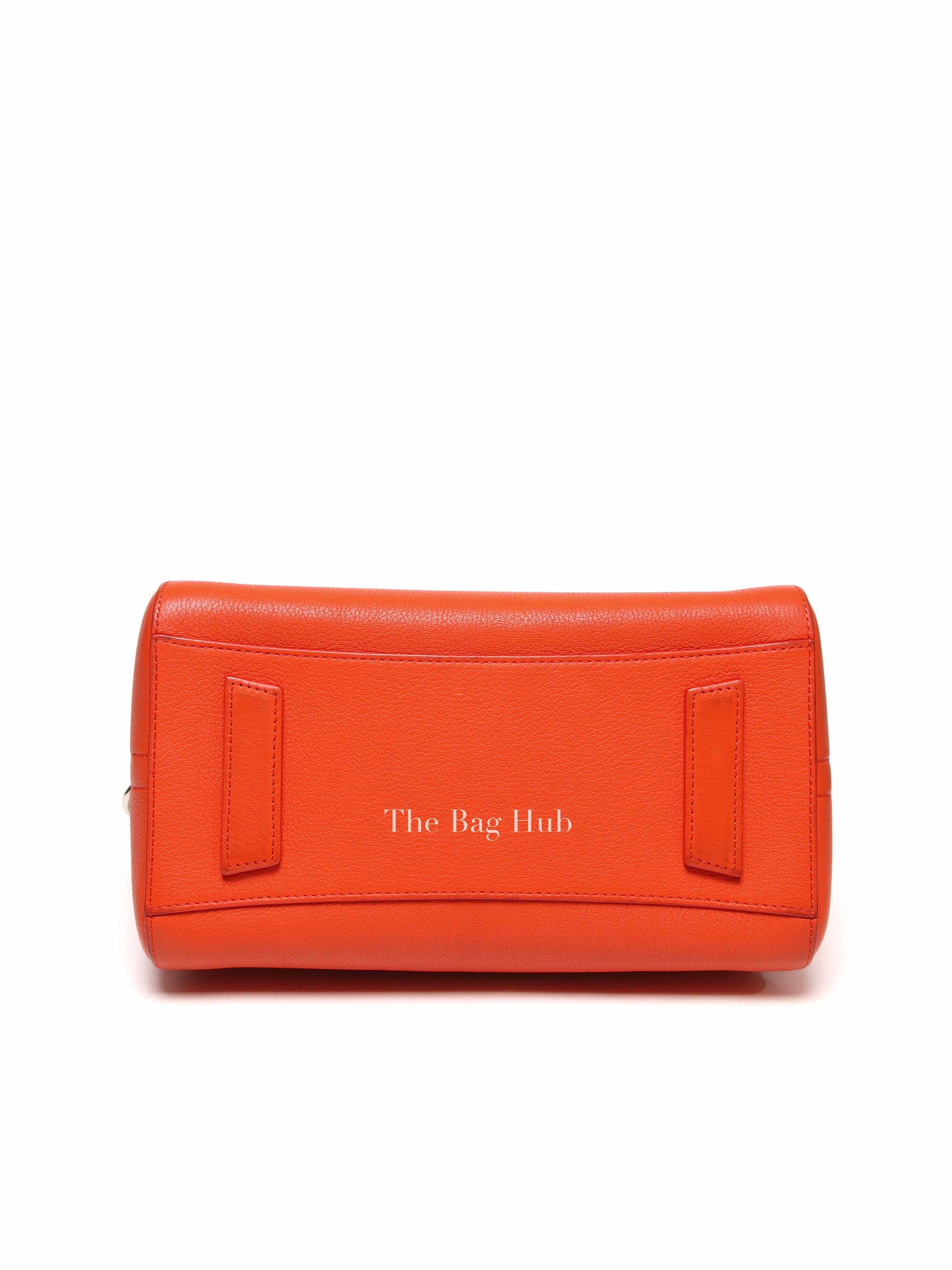 Givenchy Orange Leather Small Antigona Bag