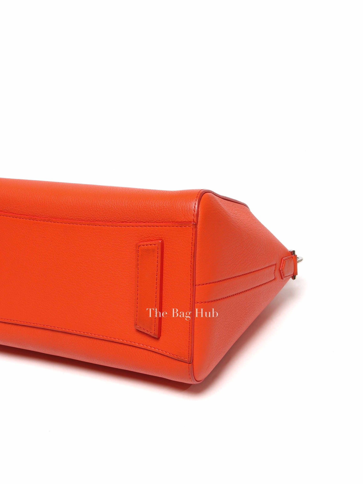 Givenchy Orange Leather Small Antigona Bag