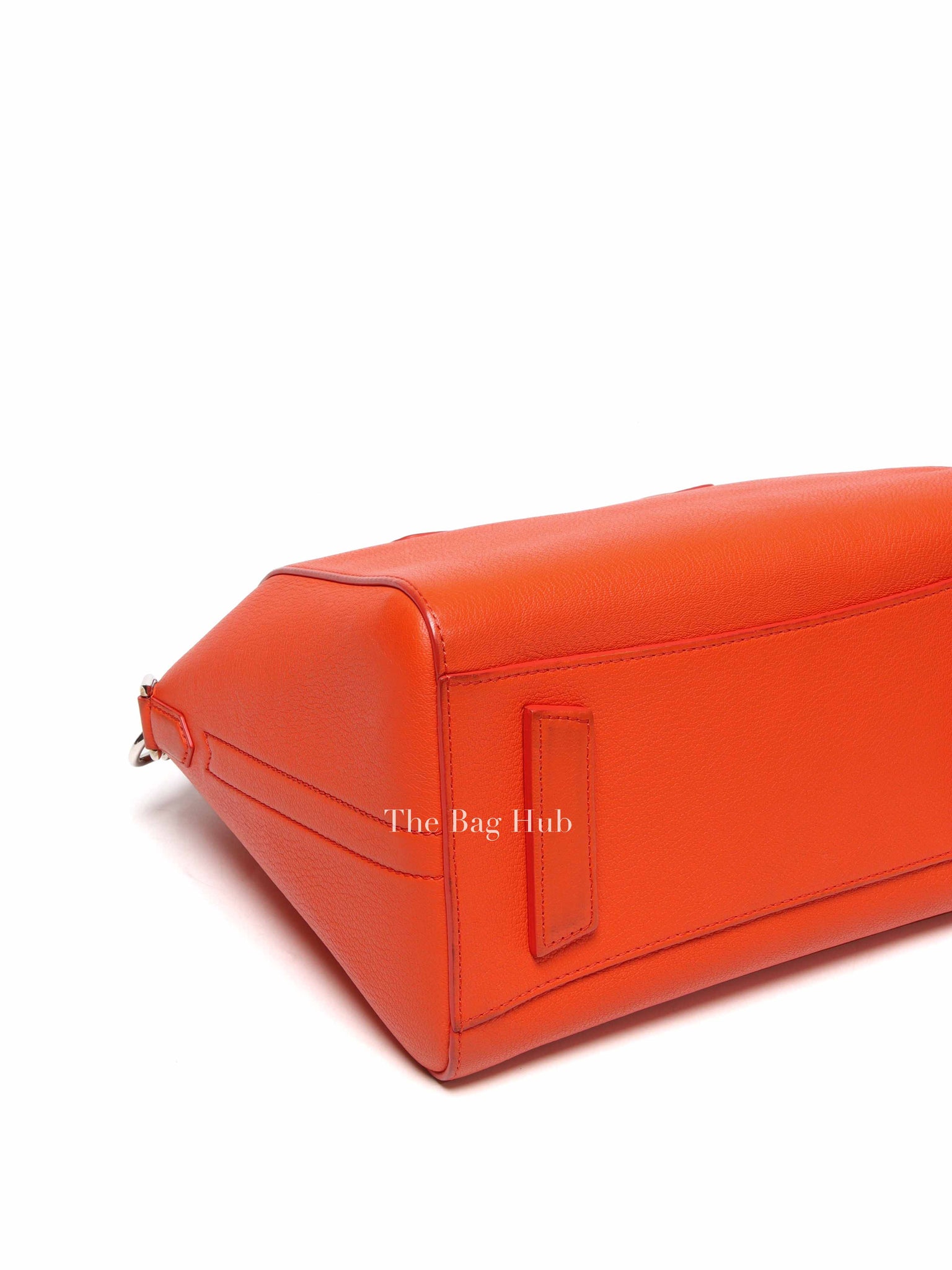 Givenchy Orange Leather Small Antigona Bag